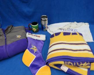 Lot 363. Vikings super fan starter kit