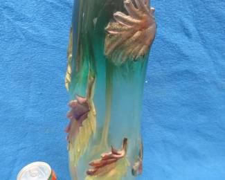 Lot 179. Vintage heavy glass lamp and more