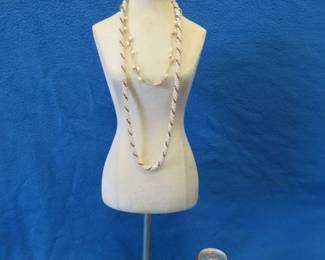 Lot 71. 26" tall mannequin with costume jewelry