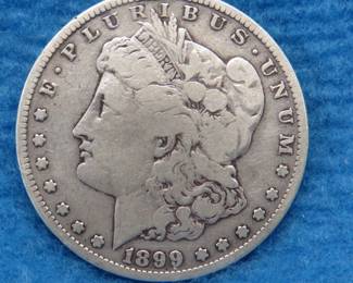 Lot 120. 1899 S Morgan silver dollar