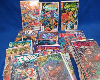 Lot 217. 50 bagged and boarded comic books