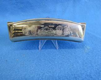 Lot 80. Hohner Unsere Lieblinge 32-hole octave harmonica in the key of F, sounds great.