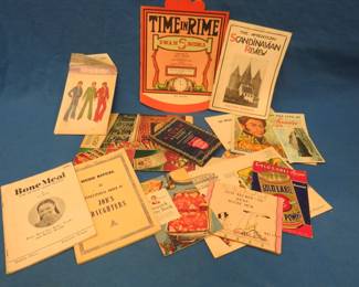 Lot 347. Collectible ephemera and a groovy leisure suit pattern
