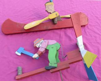 Lot 199. Two whirligigs