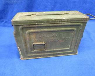Lot 54. Vintage .30 caliber ammo can