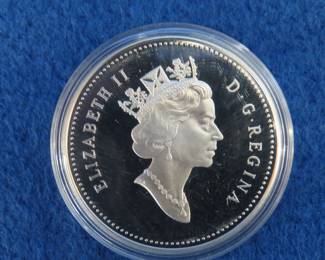 Lot 397. 2000 silver Canadian dollar