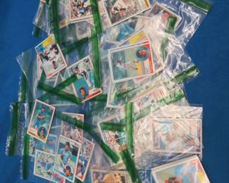 Lot 354. Baseball cards including the Hall of Famers listed