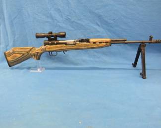 Lot 278. CJA SFLD ML 7.62 SKS semi-auto rifle S/N: 12067300 with one magazine and a soft case