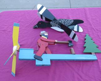 Lot 220. Two Whirligigs