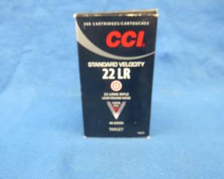 Lot 232. 500 rounds of standard velocity CCI 22 LR rounds