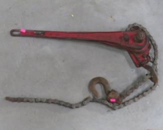 Lot 282. Ratchet Lever Hoist with hook