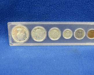 Lot 395. 1961 Canadian mint coin set