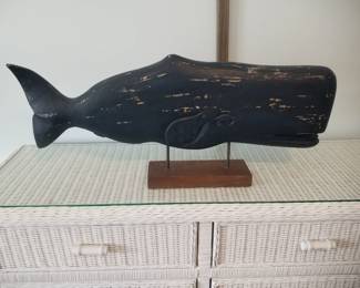 Large decorative whale