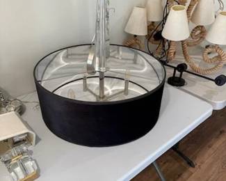 Surplus lighting fixtures from a local builder