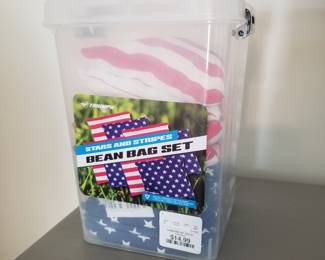 Bean bag set - new in box