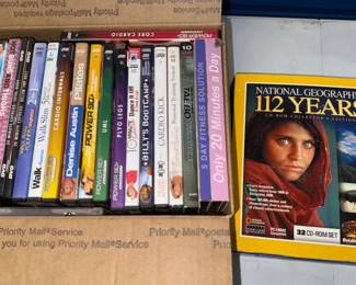 HST248 Miscellaneous Excersize CDs and a Nat Geo CD Set