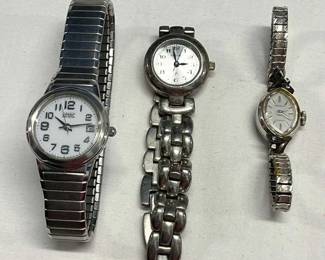 HST266- Citizen, Seiko Solar, & Fossil Watches 