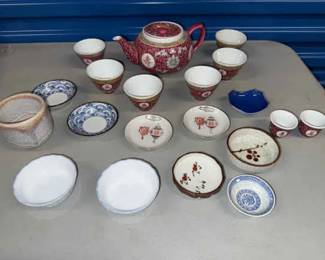 HST208 Tea Set with Various Porcelain Pieces
