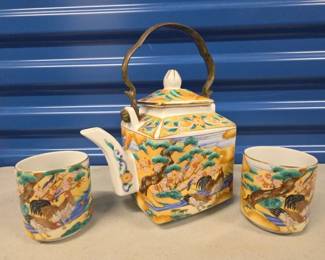 HST239 - Asian Porcelain Tea Set