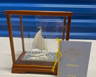 HST007 - Sterling Silver Yacht By Takehiko