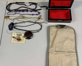 HST251 - Assortment Of Costume Jewelry And Jewelry Box