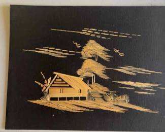 HST228 Vintage Bamboo Art Village
