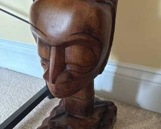 Carved Wooden Tiki Statue
