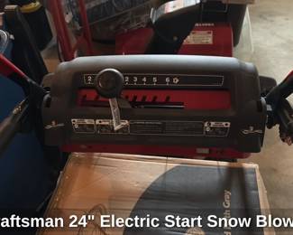 Craftsman 24" Electric Start Snow Blower
