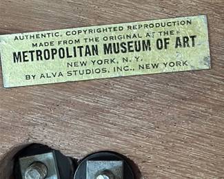Cycladic Figurine Reproduction by Alva Studios for the Metropolitan Museum of Art