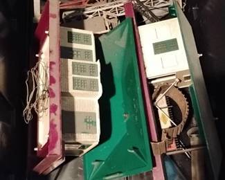 Vintage Model Train Scenery and Track Set