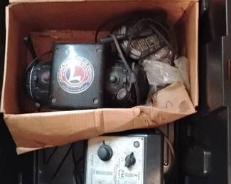 Collection of Vintage Lionel Train Cars and Accessories