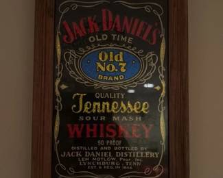 Jack Daniel's Old No. 7 Tennessee Whiskey Mirror Sign