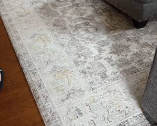 Distressed Medallion Area Rug