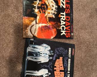 Miles Davis Jazz Track and Smokey Robinson The Miracles Make It Happen Vinyl Records 0 hero