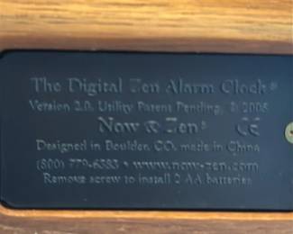Now & Zen Digital Zen Alarm Clock