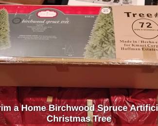 Trim a Home Birchwood Spruce Artificial Christmas Tree