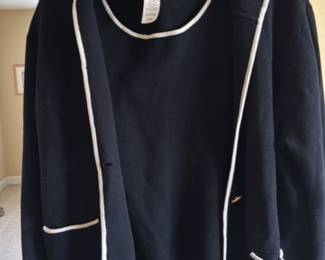 Jones New York Collection Black and White Trim Cardigan 11 hero