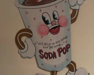 Retro Soda Pop Character Cutout
