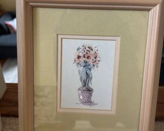 Framed Floral Print