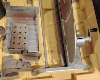 Vintage Spray Guns and Grinding Wheel Tool