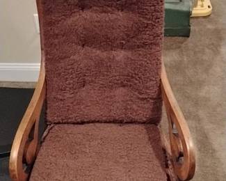 Antique Rocking Chair with Cane Back
