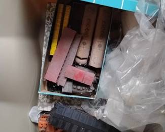 Collection of Vintage Lionel Train Cars and Accessories