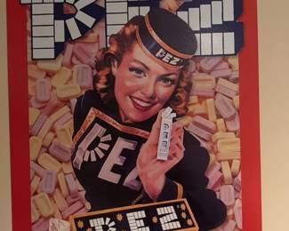 Vintage Pez Candy Poster