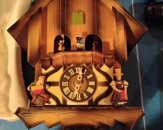 Cuckoo Clock with Figures