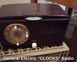 General Electric "CLOCKS" Radio