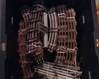 Vintage Model Train Scenery and Track Set