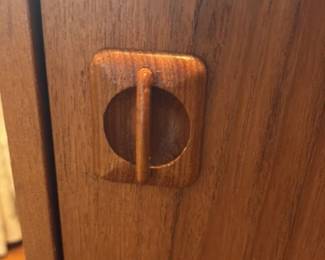 Mid-Century Modern Teak L-Shaped Desk