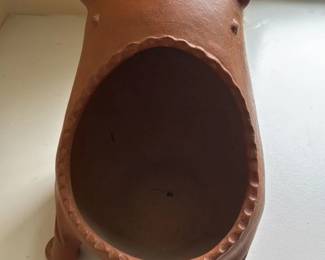 Terracotta Frog Planter