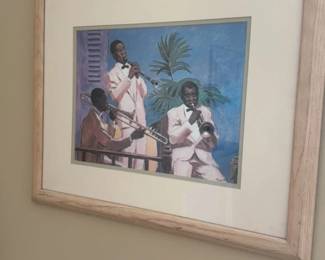 Jazz Musicians Print by Charles Buffett
