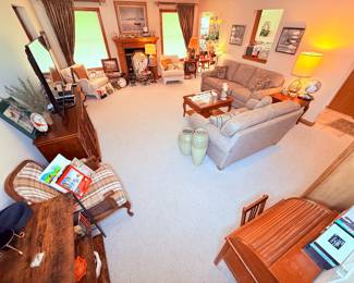 The living room 